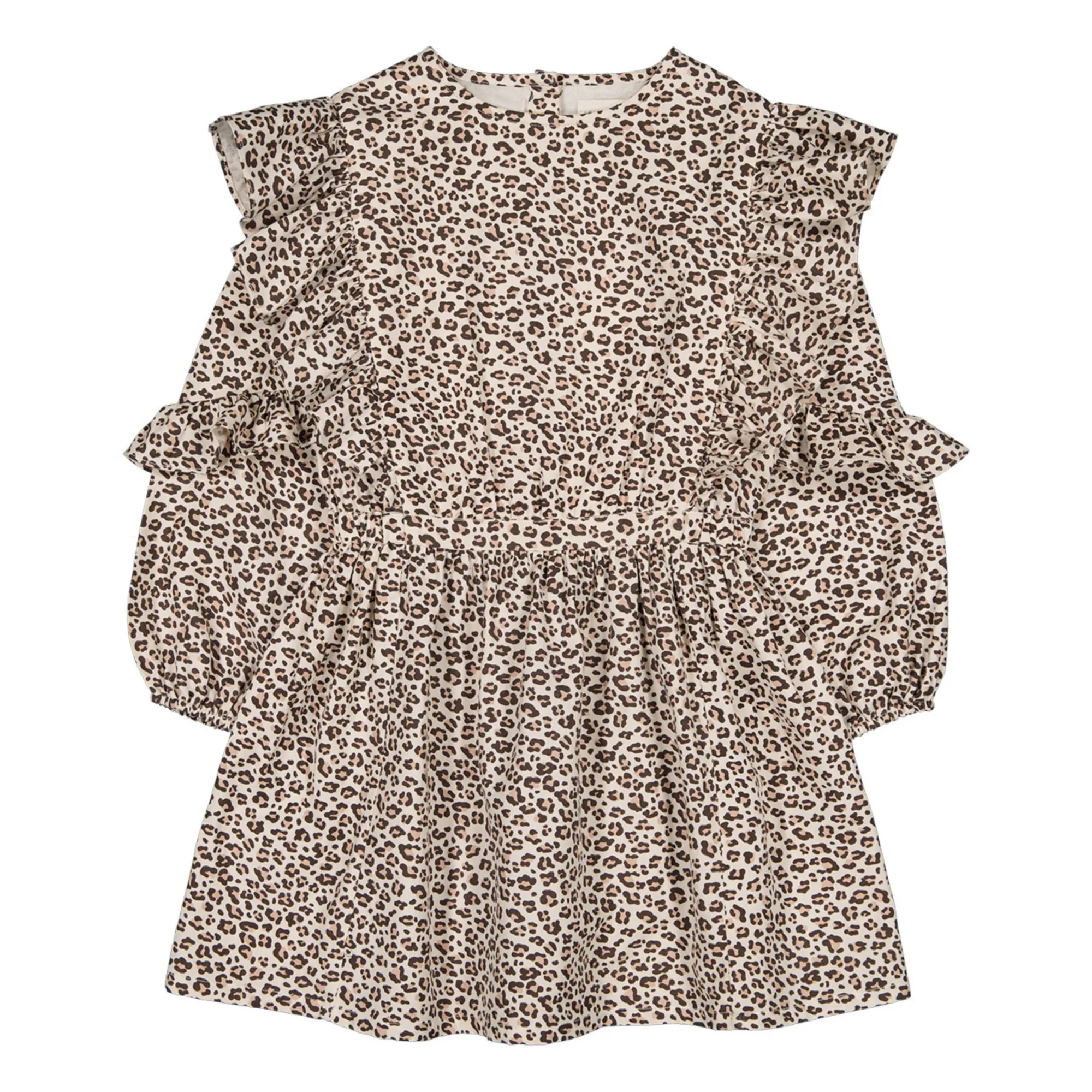 Louis Louise Ecru Olympia Leopard Dress