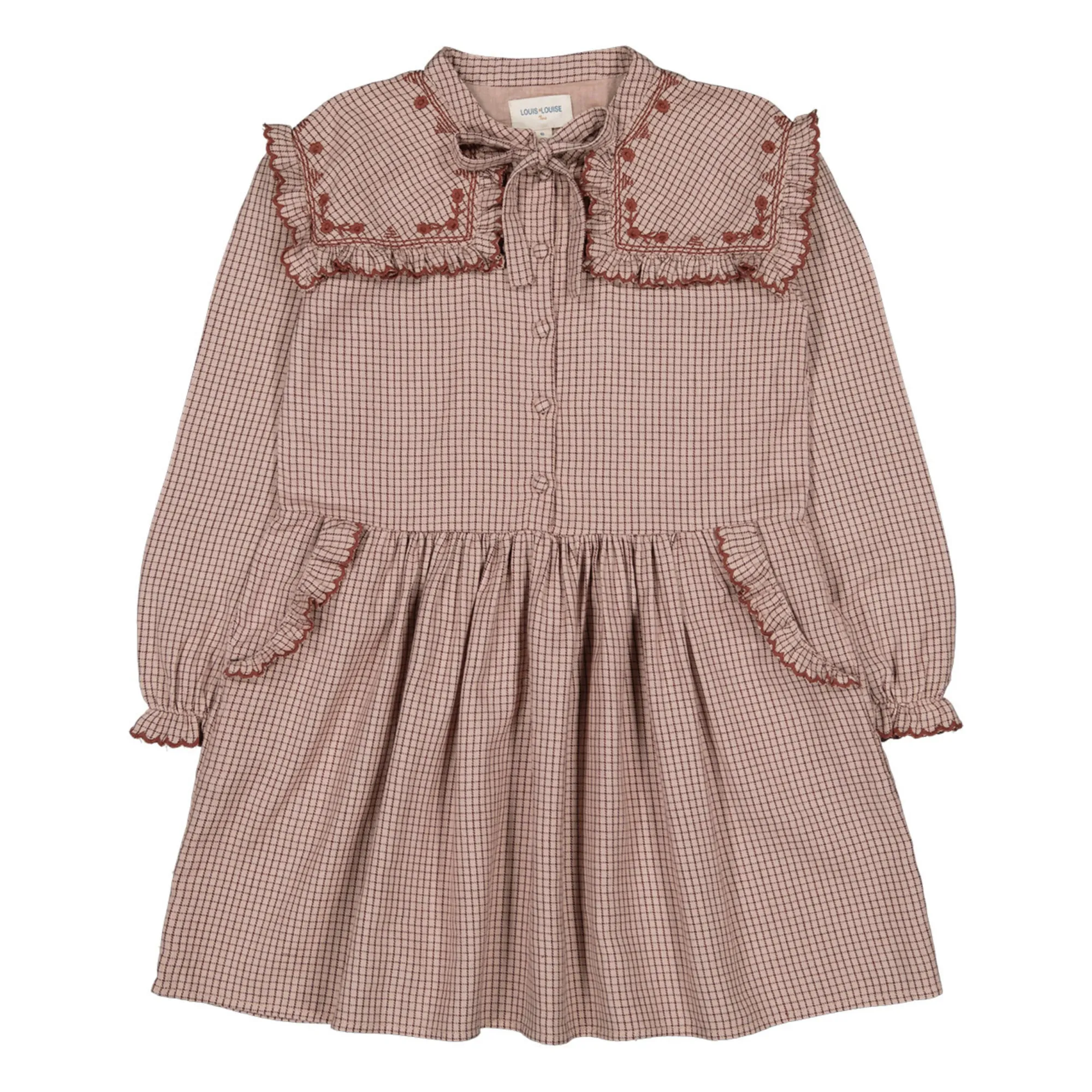 Louis Louise Pink Berangere Check Dress