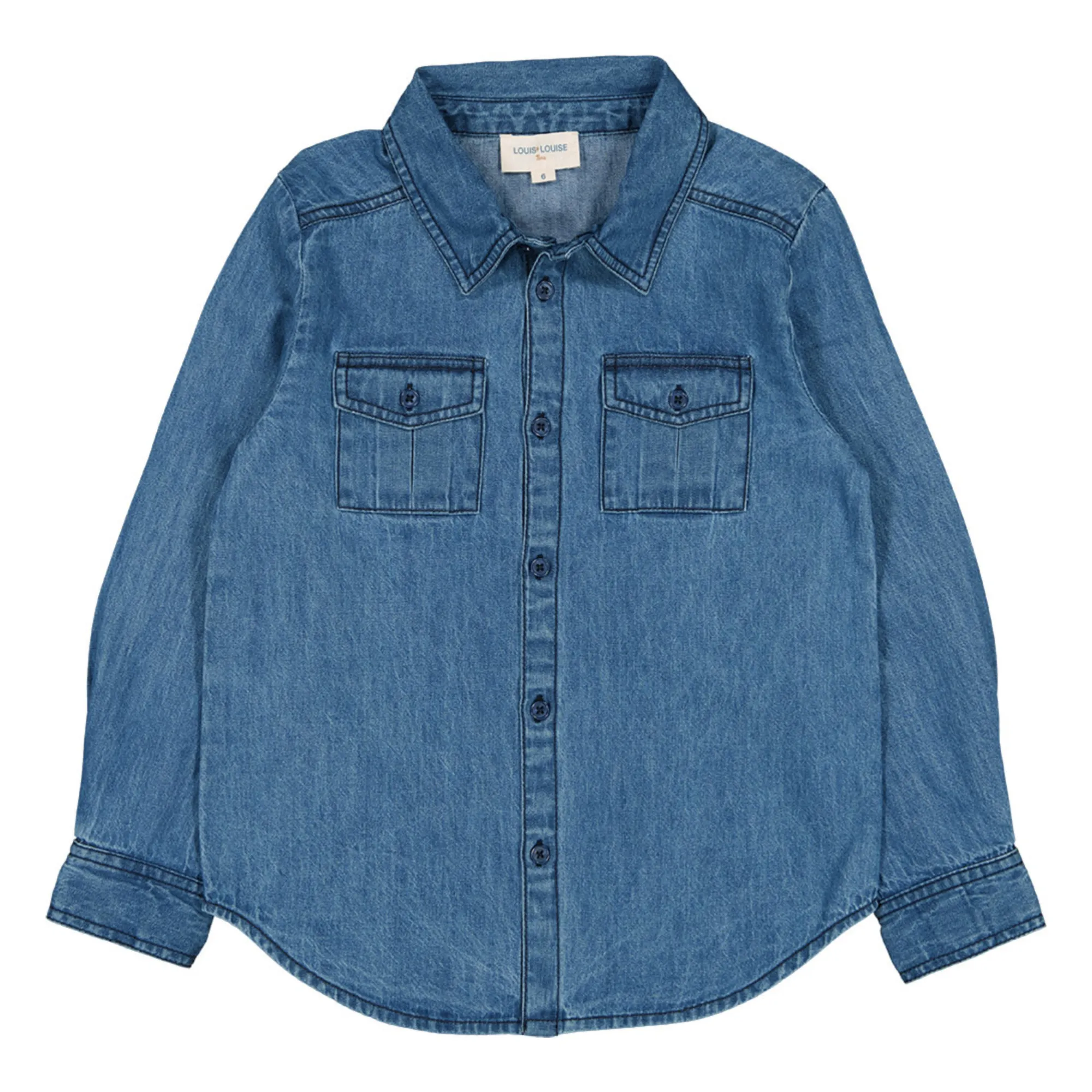 Louis Louise Blue Leonard Denim Shirt