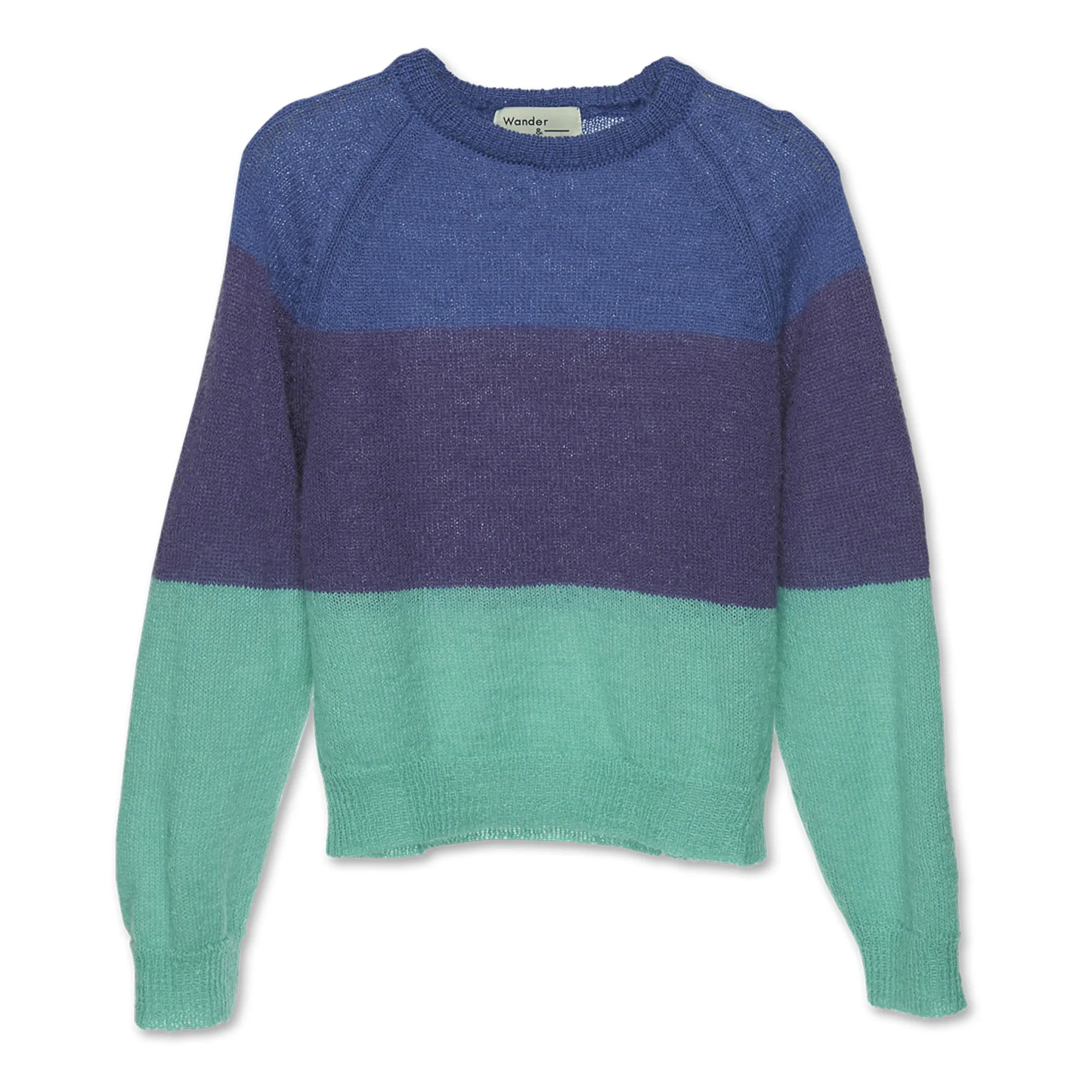 Wander & Wonder Blue Mohair Pullover