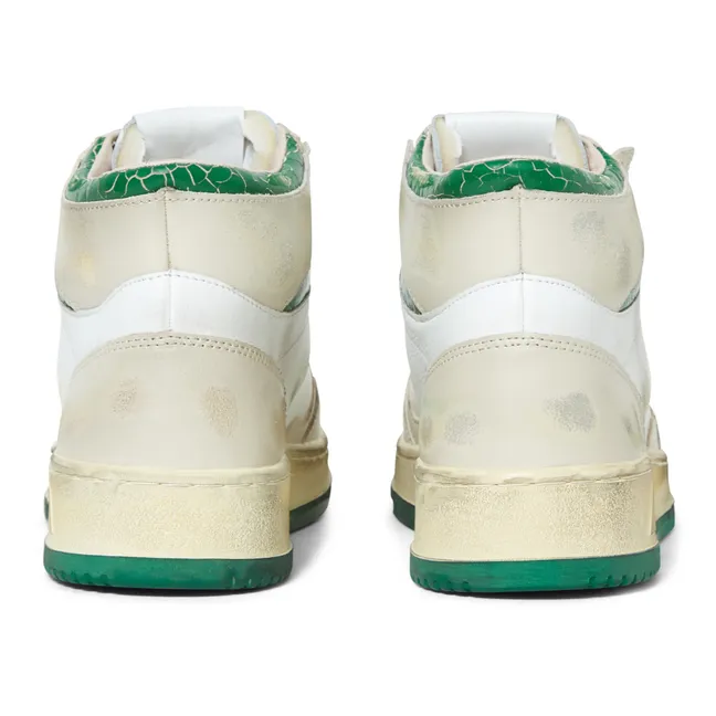 Sneakers Crack Super Vintage Mid in pelle | Verde