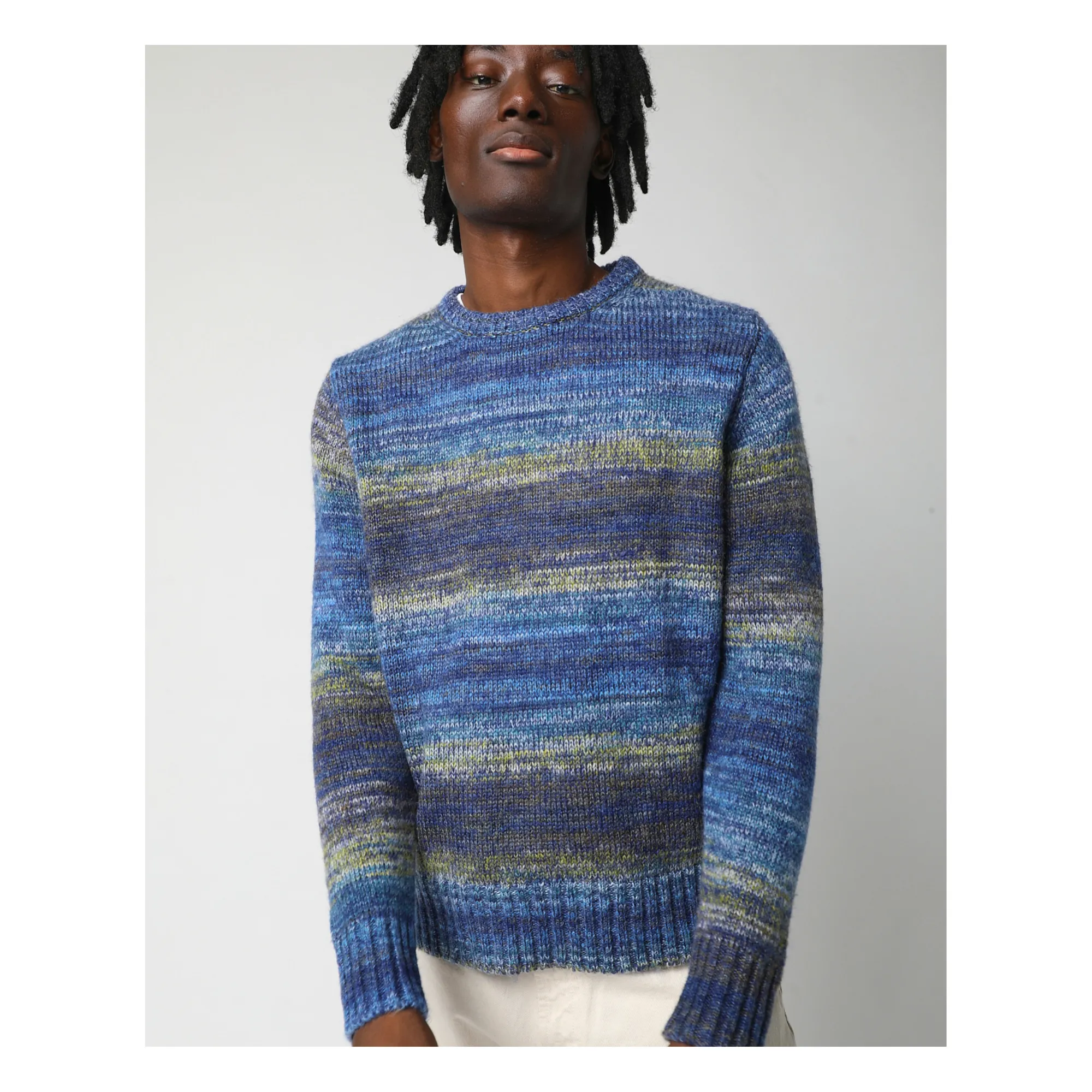 Corridor Blue Mohair Jumper