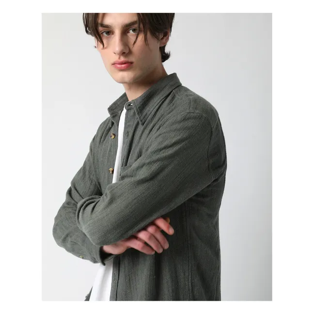 Slub Shirt | Grau