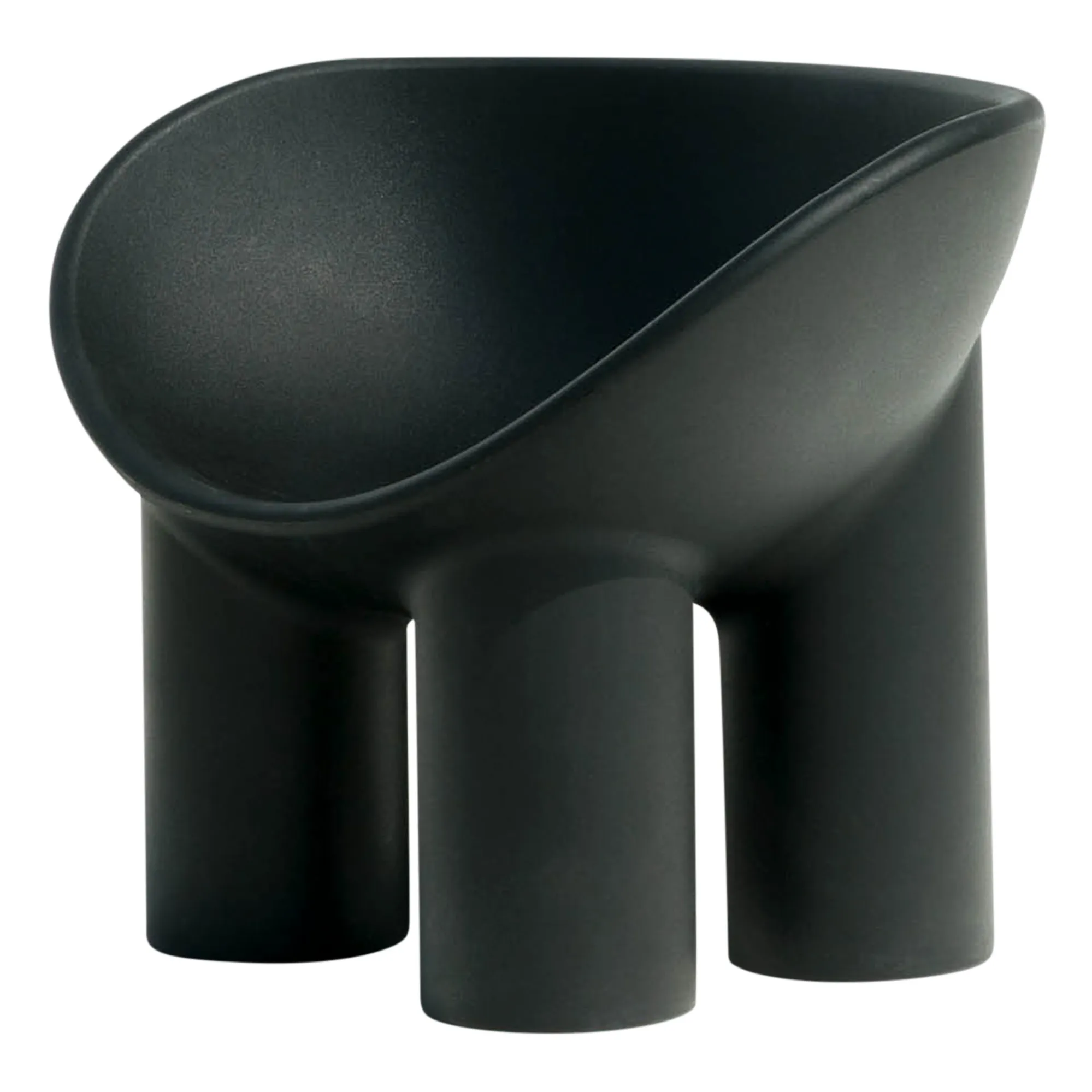 Driade Black Roly Poly Armchair - Faye Togood