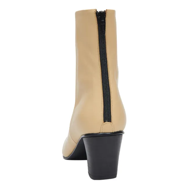 Botas de piel | Beige