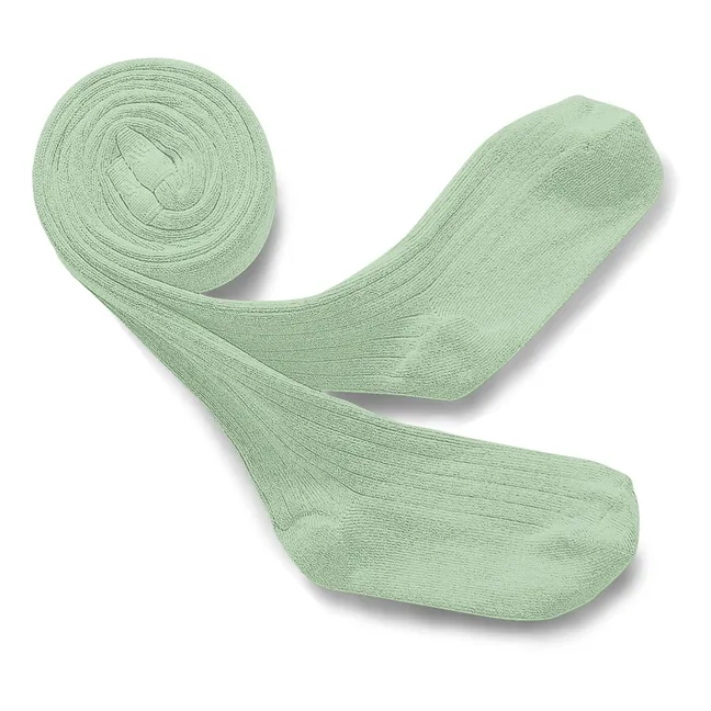 Collant Louise | Verde mandorla