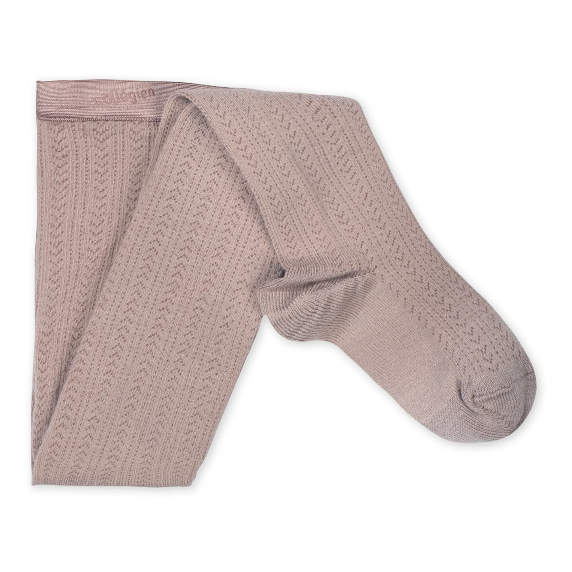Collégien Dusty Pink Angélique Merino Wool Tights