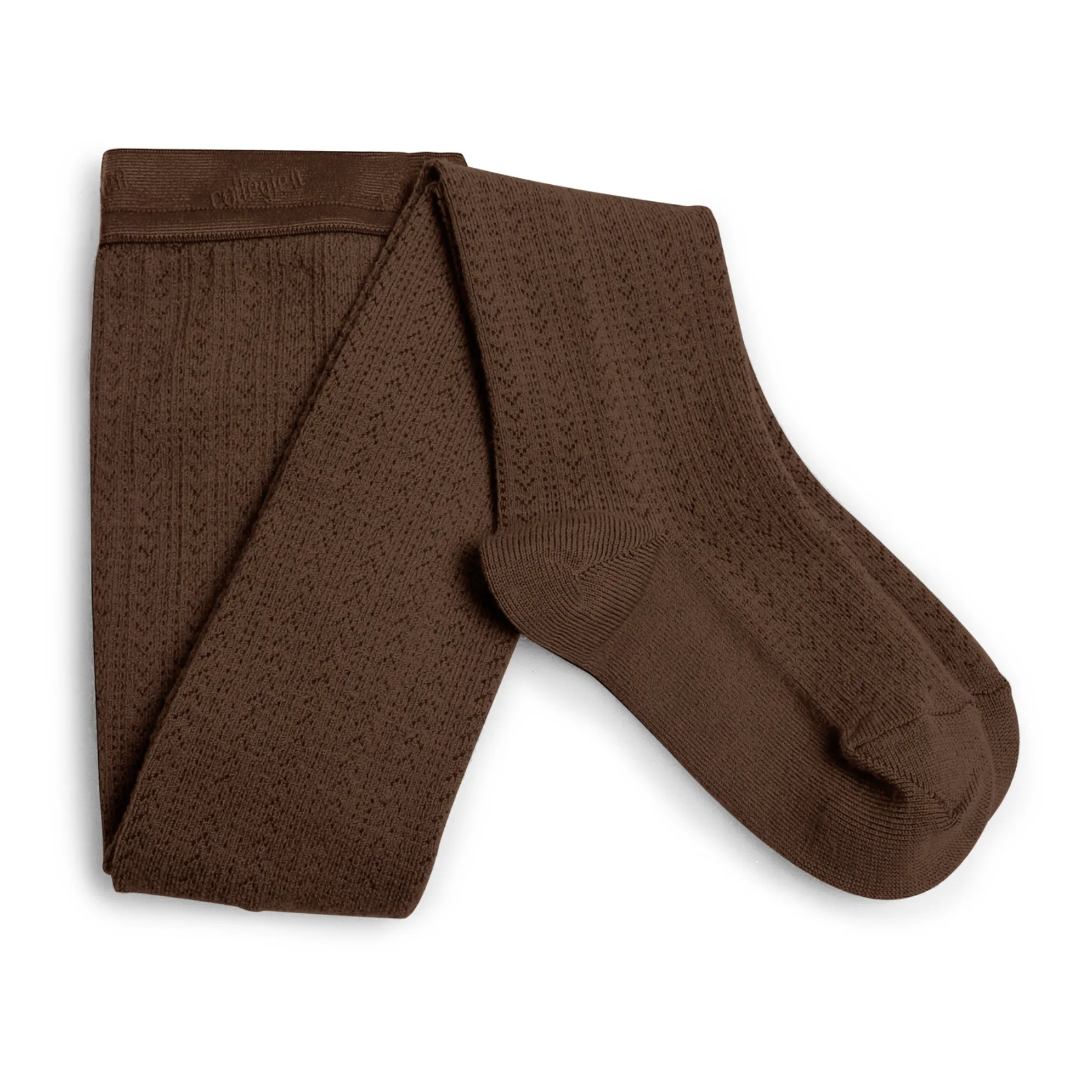 Collégien Chocolate Angélique Merino Wool Tights