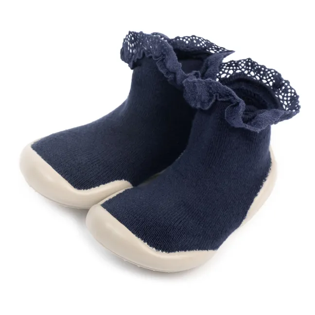 Pantofole Mademoiselle | Blu marino