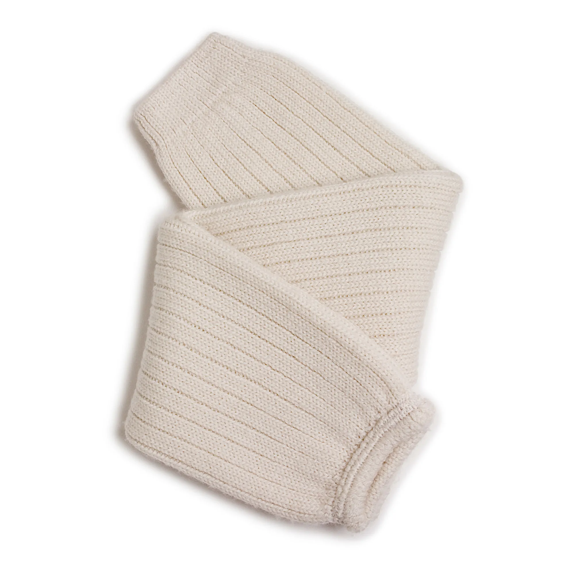 Collégien Cream Helène Merino Wool Gaiters