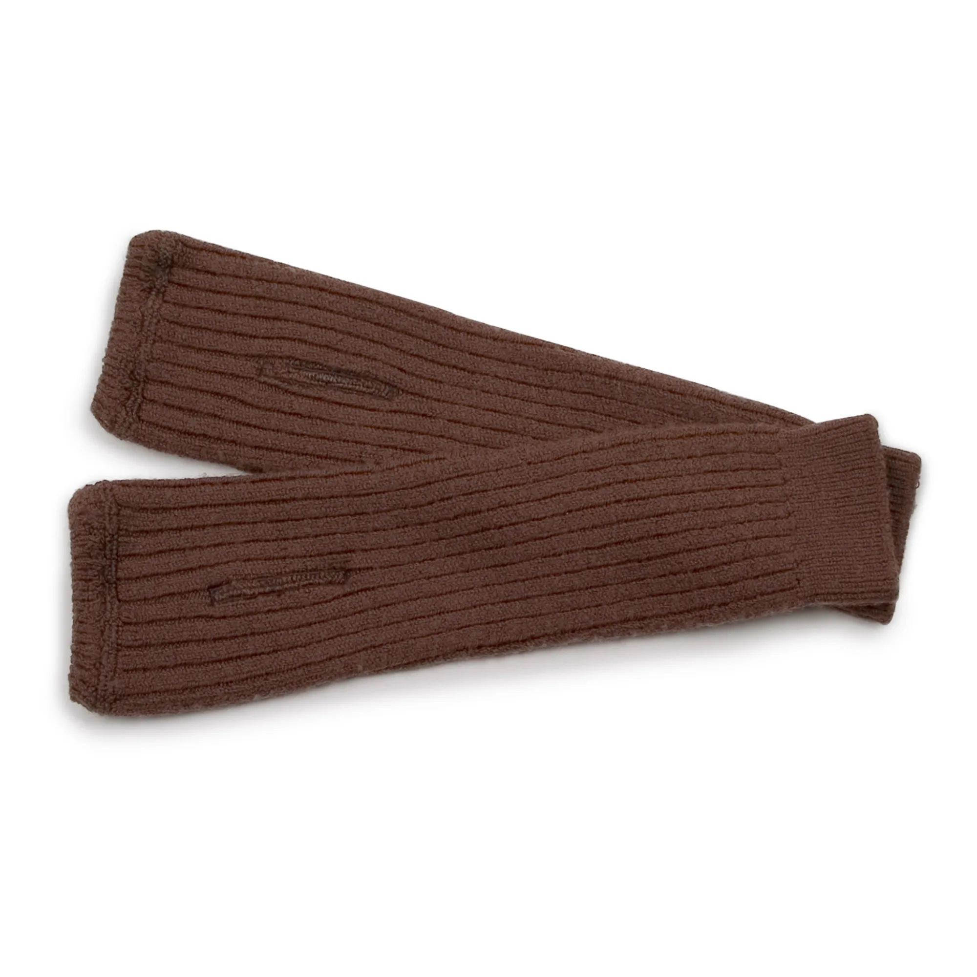 Collégien Chocolate Madeleine Merino Wool Mittens