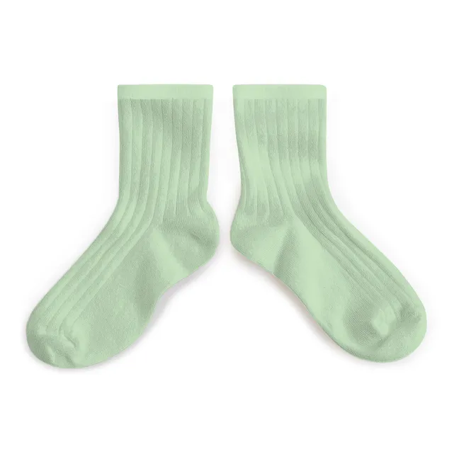 Socken La Mini | Mandelgrün