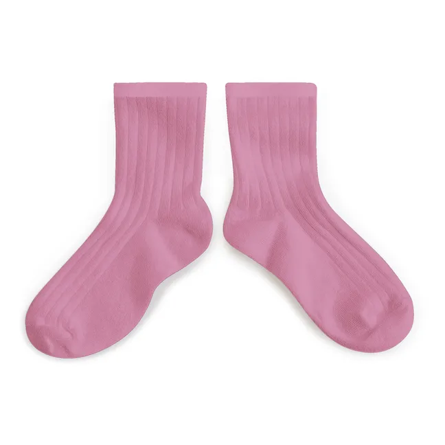 Chaussettes La Mini | Rose bonbon