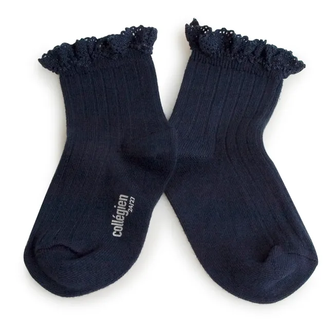 Socken Lili | Nachtblau