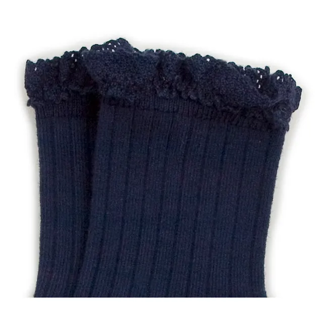 Socken Lili | Nachtblau