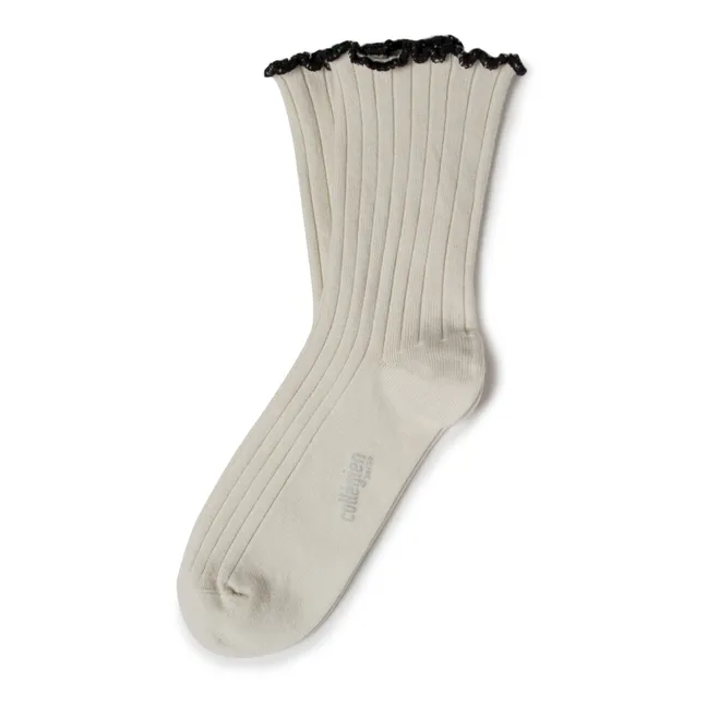 Delphine Socks | Off white