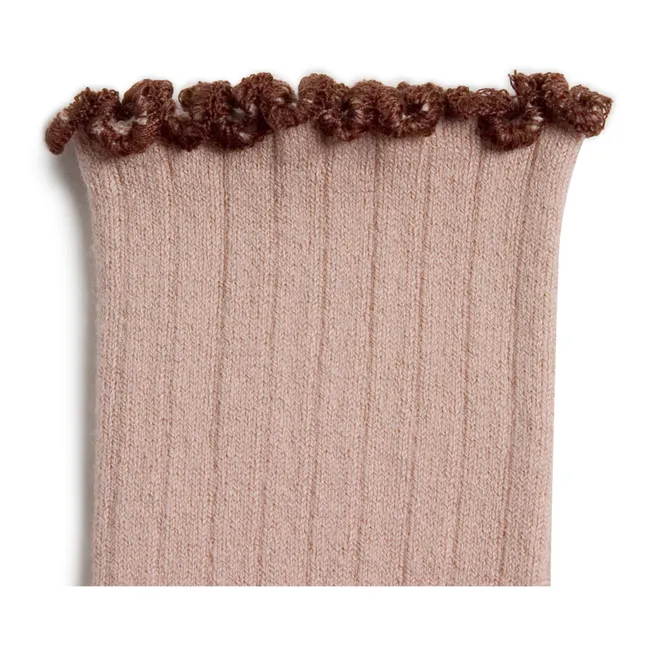 Socken Delphine | Altrosa
