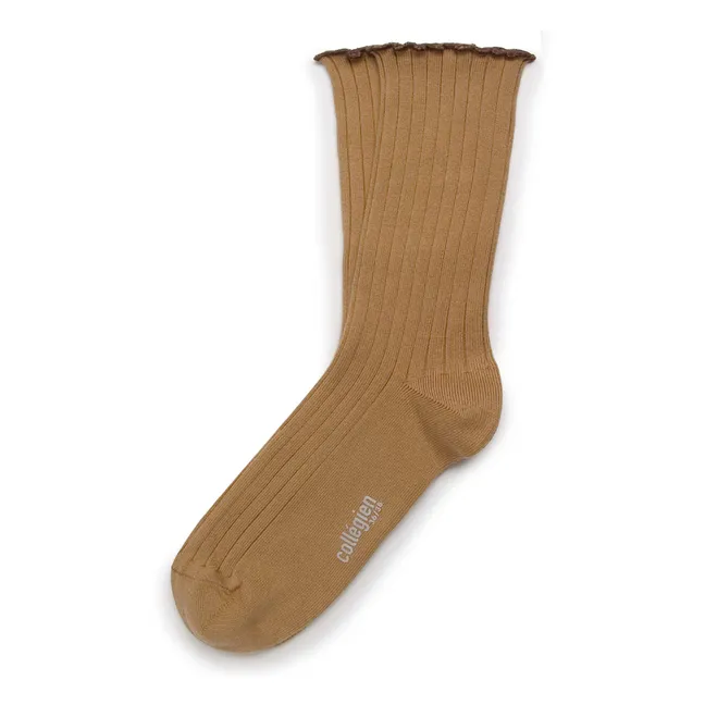Chaussettes Delphine | Caramel