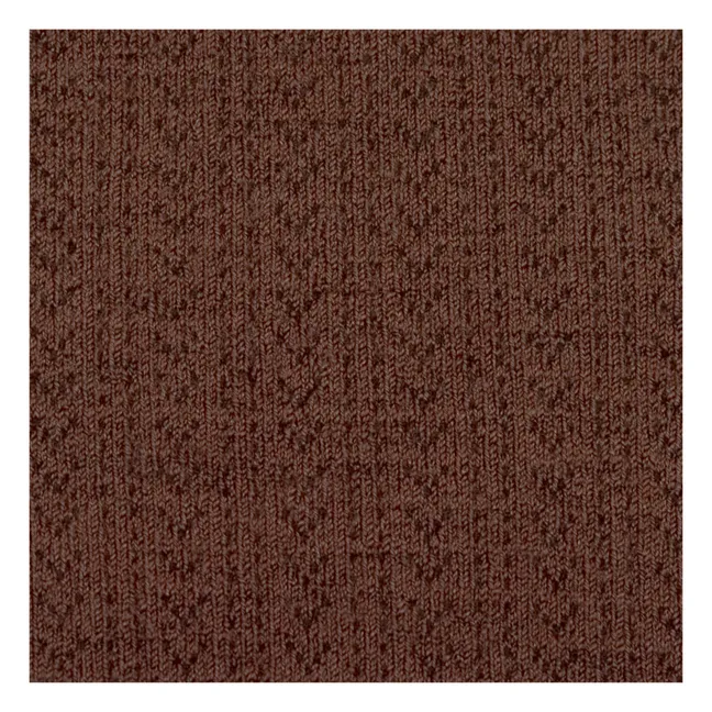 Calzini Adèle in lana merino | Cioccolato