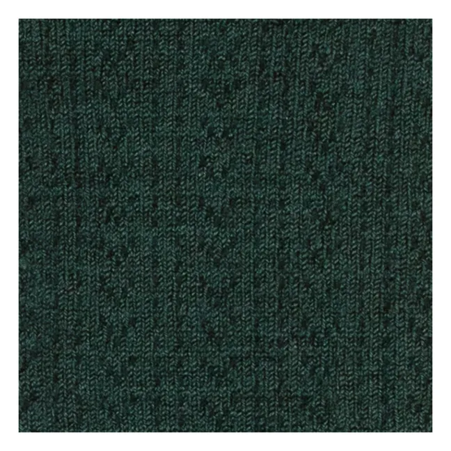 Calzini Adèle in lana merino | Verde