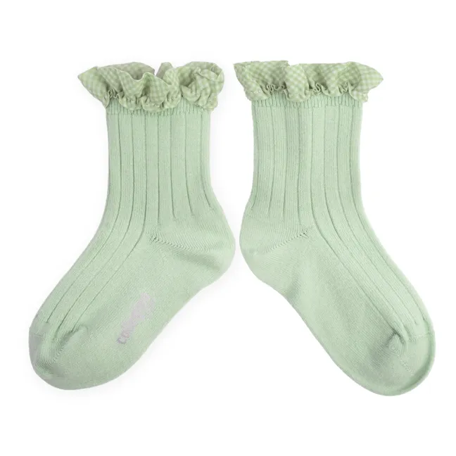 Calcetines Brigitte | Verde Almendra