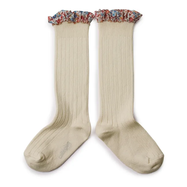 Socken Elisabeth | Grauweiß