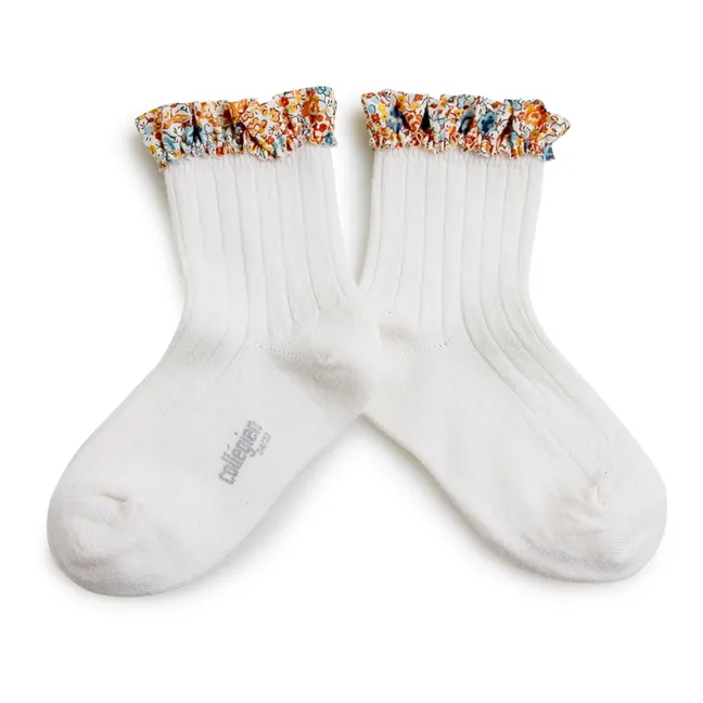 Socken Charlotte | Weiß