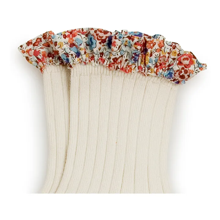 Chaussettes Charlotte | Blanc cassé- Image produit n°1