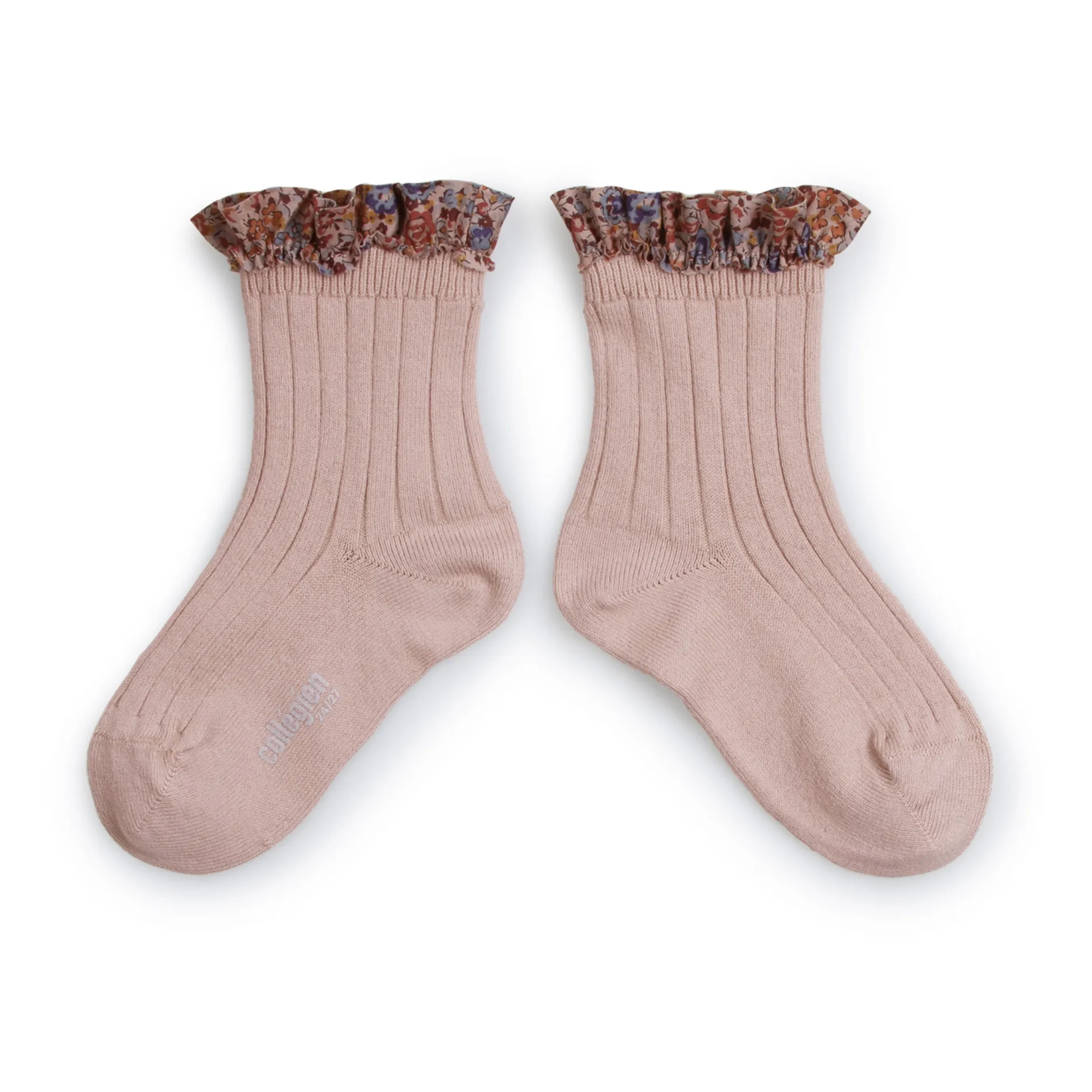 Chaussettes Charlotte | Vieux Rose- Image produit n°0