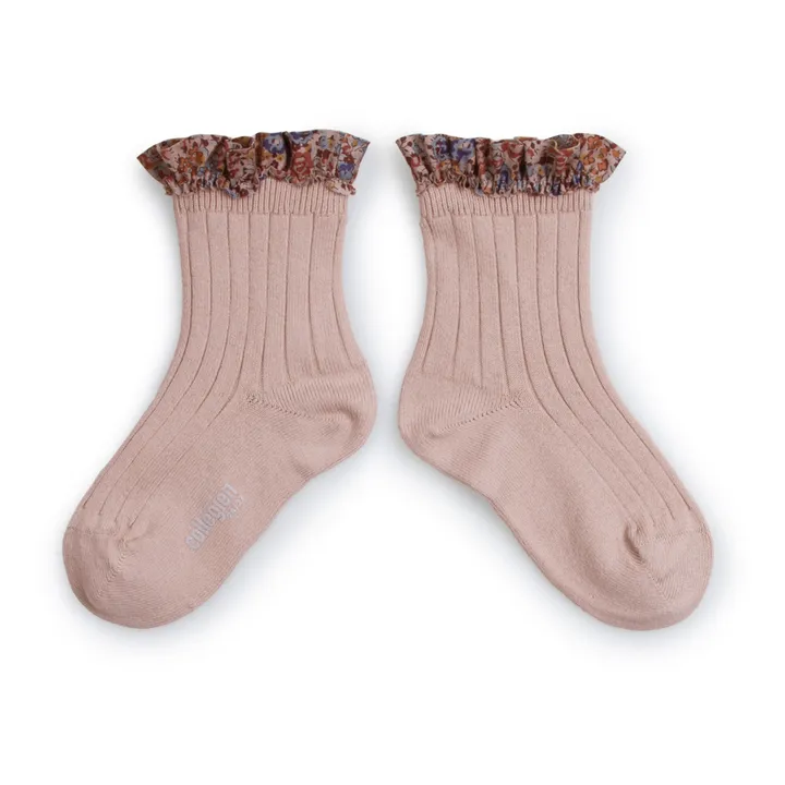 Chaussettes Charlotte | Vieux Rose- Image produit n°0