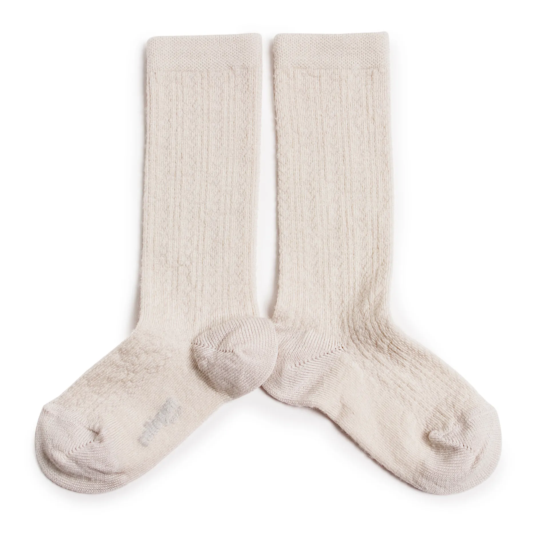 Collégien Cream Adèle Merino Wool Socks