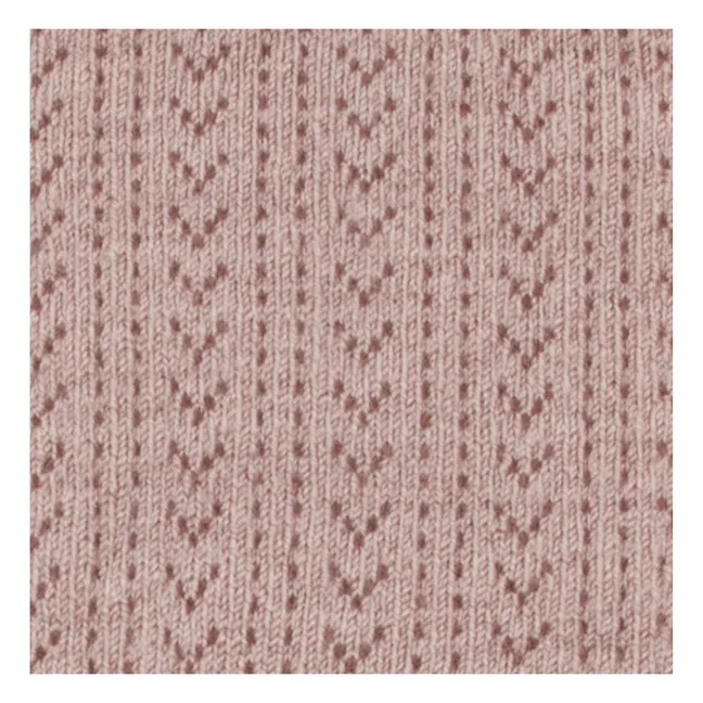 Calzini Adèle in lana merino | Rosa antico