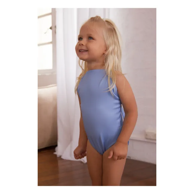 Maillot de Bain 1 pièce Matière Recyclée Mara | Bleu ciel