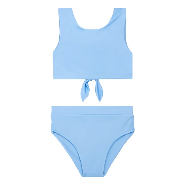 Maillot de Bain 2 pièces Matière Recyclée Arla | Bleu ciel