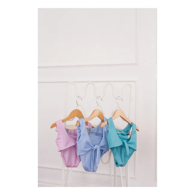 Maillot de Bain 2 pièces Matière Recyclée Arla | Bleu ciel