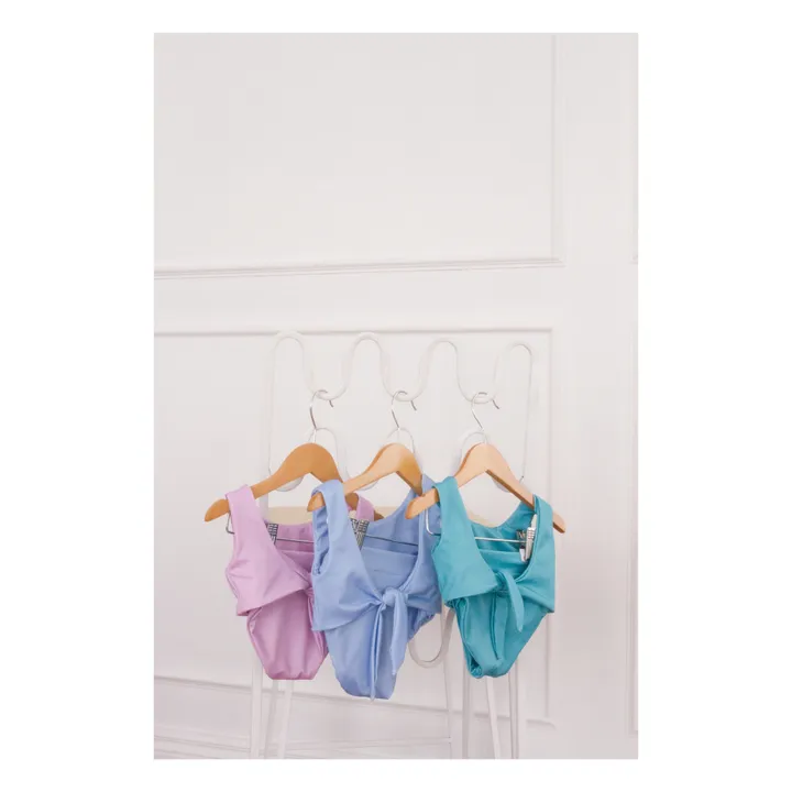 Arla Recycled Nylon Bikini | Light blue- Product image n°4