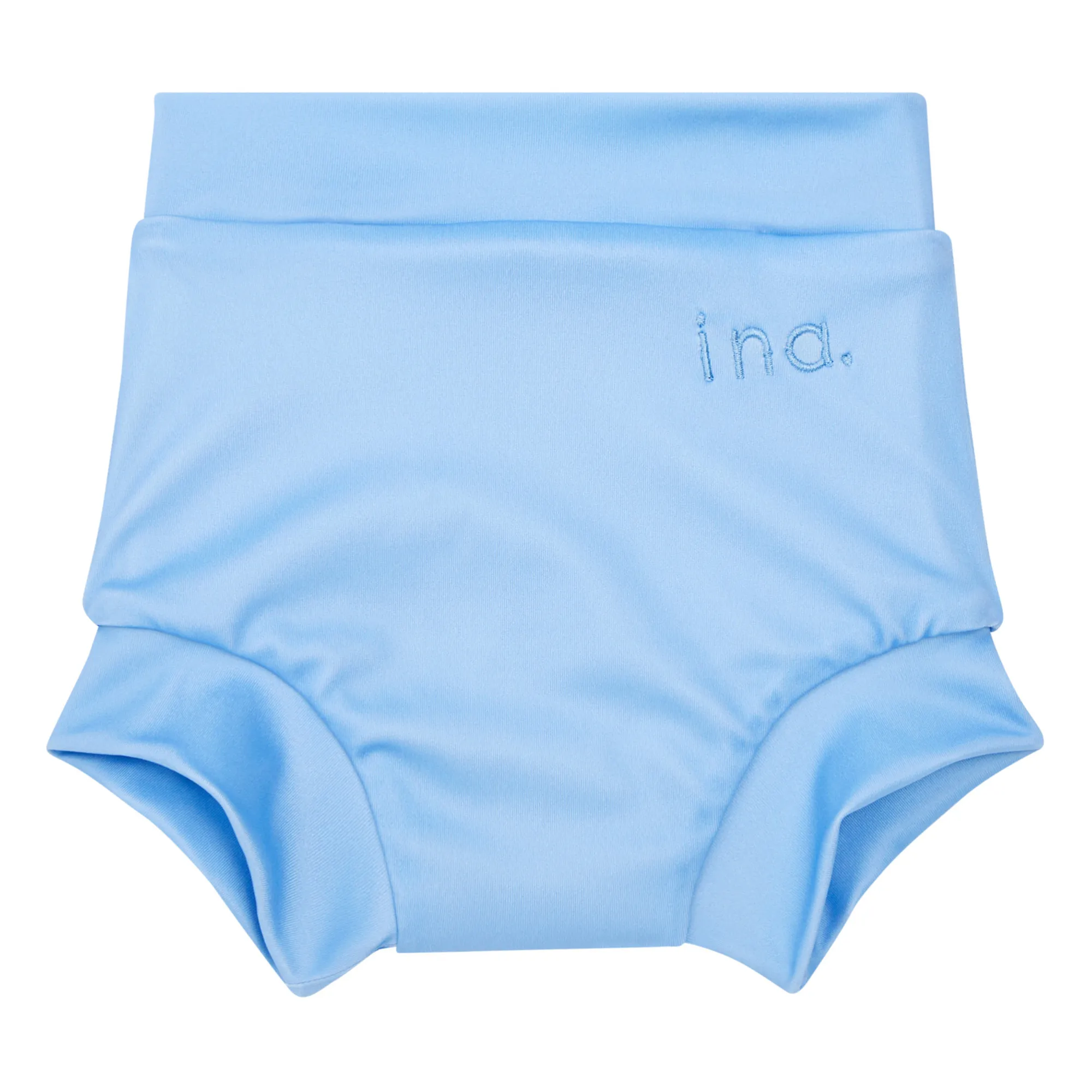 Ina Swim Unisex Light Blue Lumi Recycled Nylon Swimming Briefs
