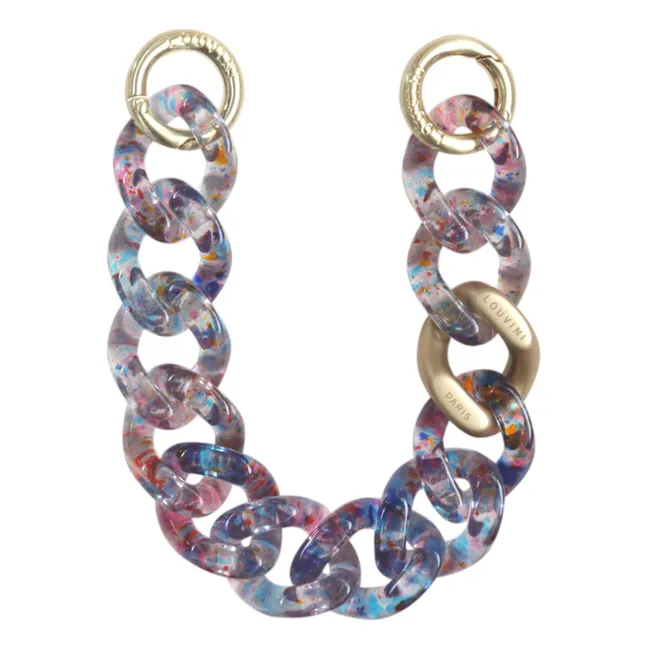 Petit Zoé chain bracelet | Marled blue