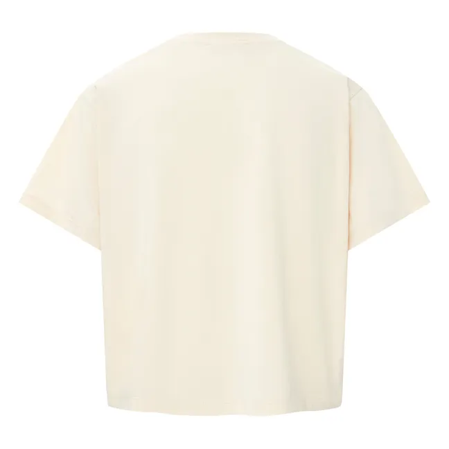 Maglietta Boxy Donna in Cotone Organico | Bianco