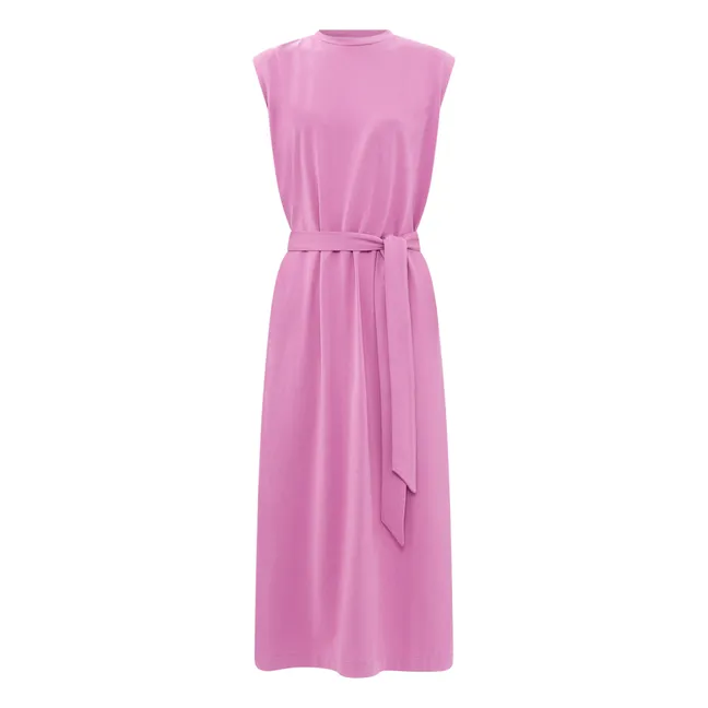 Tanktopkleid mit Schlitzen Damen aus Bio-Baumwolle | Bonbonfarben