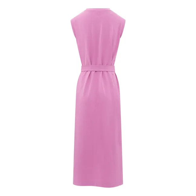 Tanktopkleid mit Schlitzen Damen aus Bio-Baumwolle | Bonbonfarben