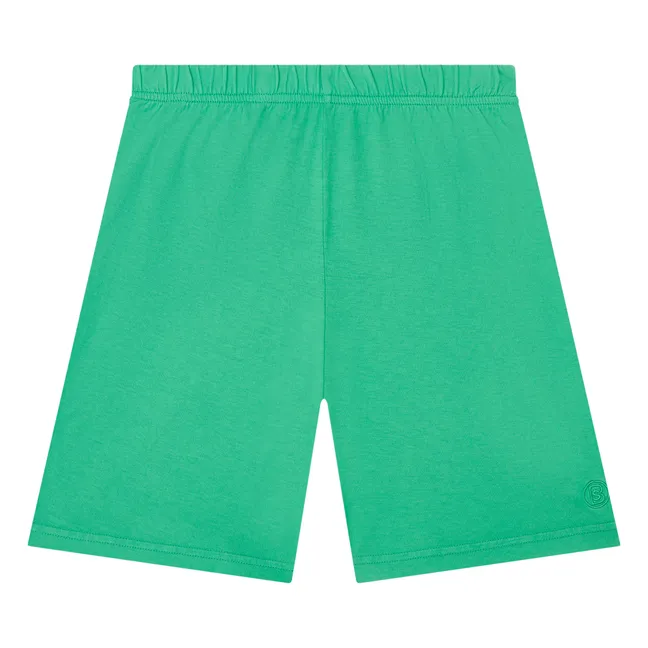 Pantalones cortos de algodón orgánico para niños | Verde
