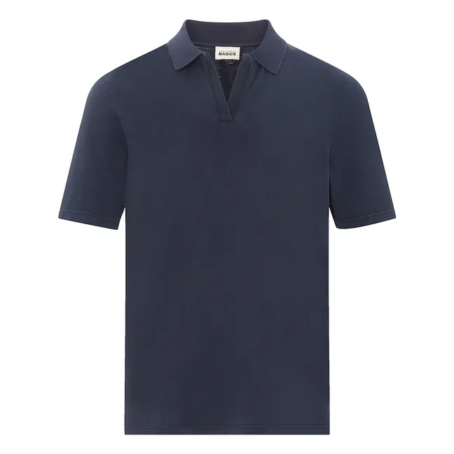 Men's Organic Cotton Polo Shirt | Navy blue