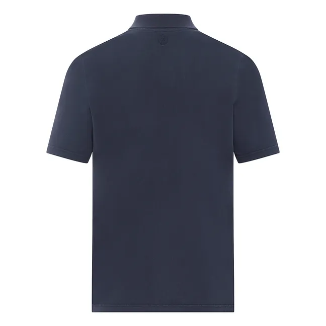 Men's Organic Cotton Polo Shirt | Navy blue