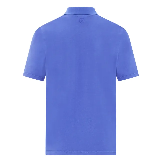 Polo de algodón orgánico Hombre | Azul