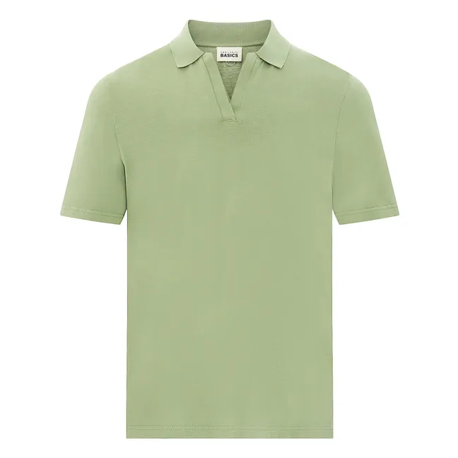 Men's Organic Cotton Polo Shirt | Eucalyptus
