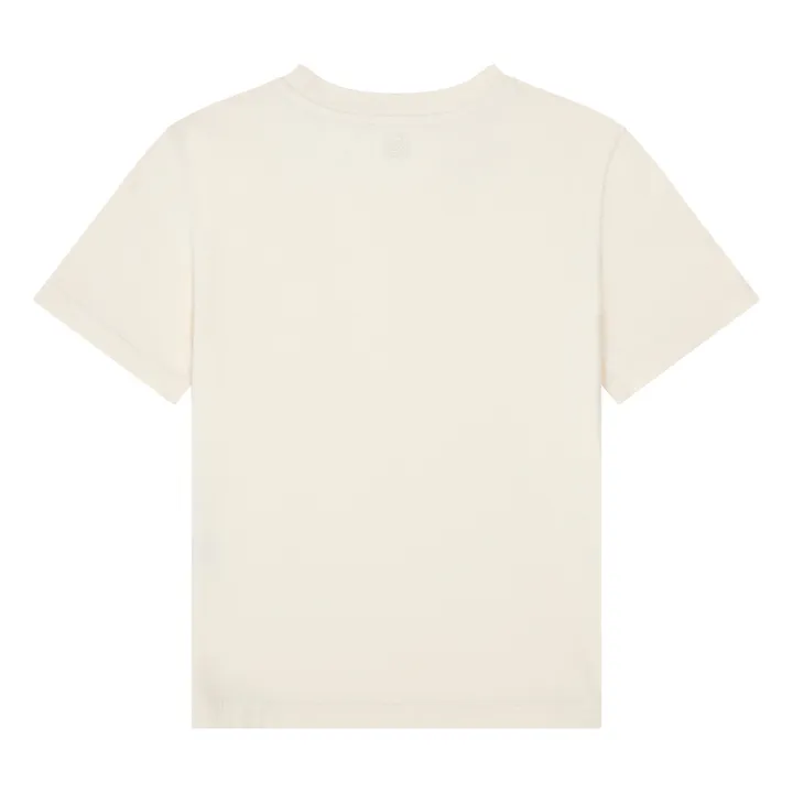 Boy's Organic Cotton T-Shirt | Off white- Product image n°2