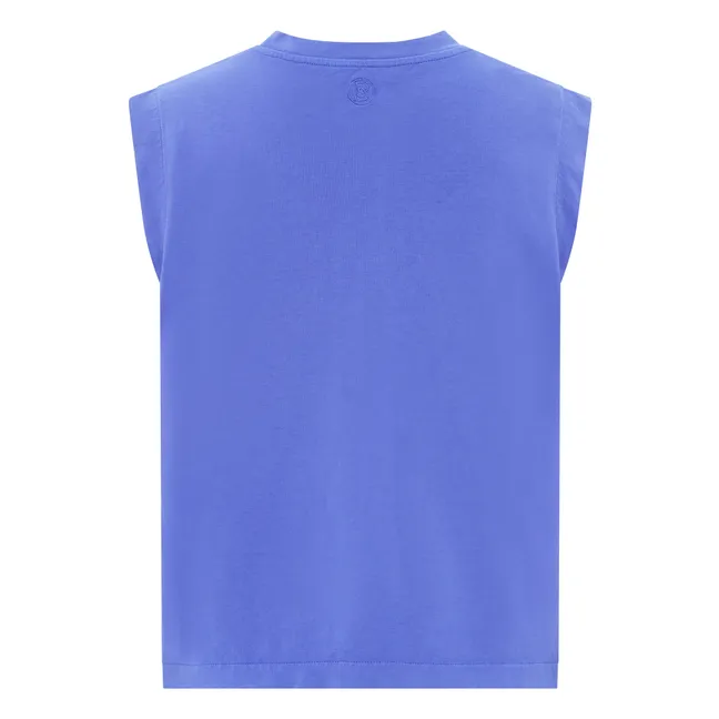 Débardeur Femme Coton Bio | Bleu