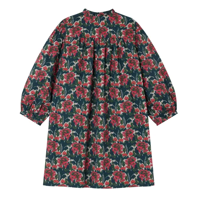 Robe Smockée Liberty Exclusif Tamsin - Collection Cérémonie  | Rose fuschia