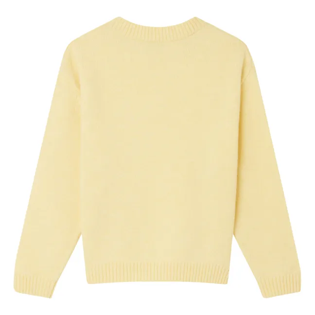 Pullover aus Anumati-Wolle | Blasses Gelb